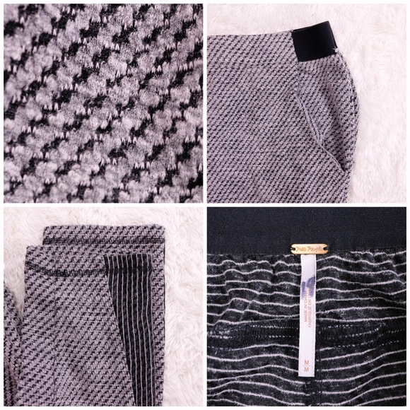 New! FREE PEOPLE Textured Knit Jogger Lounge Pants - Picture 8 of 8